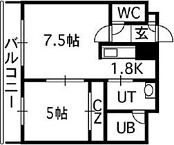 エスカーダ南8条 602 ｜ 北海道札幌市中央区南八条西10丁目1278-12（賃貸マンション1DK・6階・34.22㎡） その2