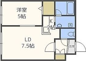 ピュアライフ5-3 305 ｜ 北海道札幌市南区澄川五条3丁目3-16（賃貸マンション1LDK・3階・32.83㎡） その2