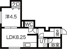 クレスト24 201 ｜ 北海道札幌市西区二十四軒三条6丁目6-7（賃貸アパート1LDK・2階・30.00㎡） その2