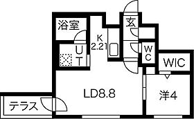 シティプラザW24 102 ｜ 北海道札幌市西区二十四軒三条7丁目4-36（賃貸マンション1LDK・1階・36.32㎡） その2