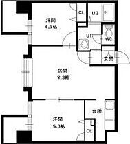 ライラックヒルズ厚別 802 ｜ 北海道札幌市厚別区厚別中央三条3丁目10-16（賃貸マンション2LDK・8階・45.56㎡） その2