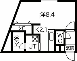 ANAX NORD5 105 ｜ 北海道札幌市中央区北五条西10丁目1-1（賃貸マンション1K・1階・27.79㎡） その2