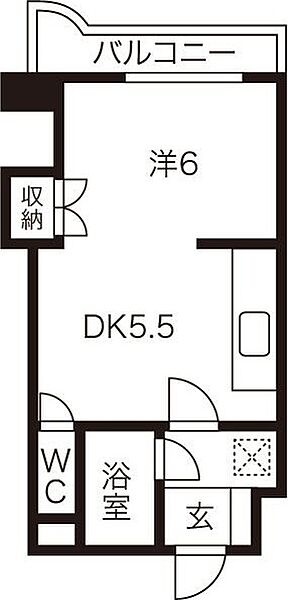 nest南2条 603｜北海道札幌市中央区南二条西12丁目(賃貸マンション1DK・6階・19.11㎡)の写真 その3