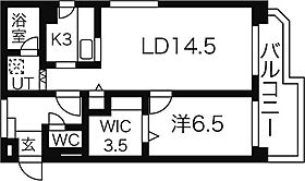 Wise Park 601 ｜ 北海道札幌市中央区南十一条西7丁目2-7（賃貸マンション1LDK・6階・56.64㎡） その2