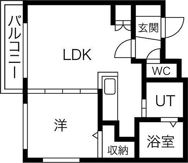 Samty円山residence 411｜北海道札幌市中央区北一条西22丁目(賃貸マンション1LDK・4階・37.88㎡)の写真 その2