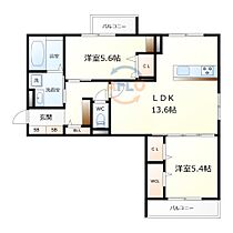 メゾンドエスポワール  ｜ 大阪府大阪市東住吉区桑津4丁目（賃貸アパート2LDK・1階・60.21㎡） その2