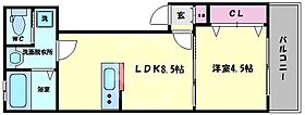 ユアメゾン阪南町  ｜ 大阪府大阪市阿倍野区阪南町1丁目（賃貸マンション1LDK・3階・31.50㎡） その2