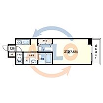 パークナードフィット美章園  ｜ 大阪府大阪市阿倍野区美章園3丁目（賃貸マンション1K・5階・25.08㎡） その2