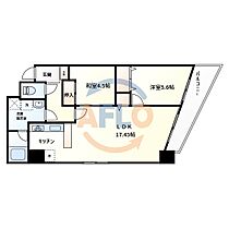 KM山坂  ｜ 大阪府大阪市東住吉区山坂5丁目（賃貸マンション2LDK・10階・63.05㎡） その2