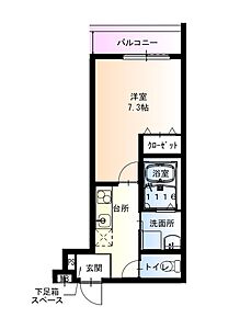 間取り：フジパレスあびこ駅北