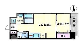 FDS NOVA 201 ｜ 大阪府大阪市阿倍野区松崎町3丁目（賃貸マンション1LDK・3階・27.56㎡） その2