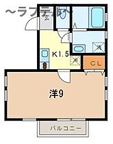 埼玉県所沢市美原町3丁目2961-37（賃貸アパート1K・3階・28.15㎡） その2