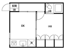 スリーウッド美原町 101 ｜ 埼玉県所沢市美原町3丁目2960-16（賃貸アパート1DK・1階・26.08㎡） その2