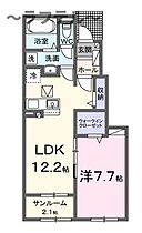 埼玉県所沢市花園3丁目（賃貸アパート1LDK・1階・50.14㎡） その2