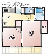 埼玉県所沢市中新井3丁目7-4（賃貸アパート2K・1階・32.22㎡） その2