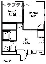 埼玉県所沢市南住吉7-9（賃貸アパート2K・1階・39.75㎡） その2