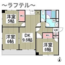 ホワイトヴィラ新所沢  ｜ 埼玉県所沢市弥生町2875-3（賃貸マンション3LDK・3階・53.75㎡） その2