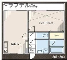 ラフォーレK-III  ｜ 埼玉県所沢市小手指元町1丁目16-53（賃貸アパート1LDK・2階・44.51㎡） その2