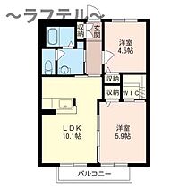 埼玉県所沢市宮本町2丁目10-9（賃貸アパート2LDK・1階・48.30㎡） その2