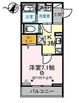 埼玉県所沢市けやき台1丁目（賃貸アパート1K・3階・26.99㎡） その2