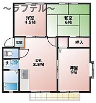 埼玉県所沢市上新井1丁目（賃貸アパート2LDK・2階・51.62㎡） その2