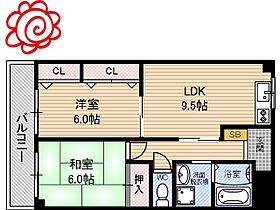 大阪府大阪市鶴見区横堤5丁目（賃貸マンション2LDK・2階・51.92㎡） その2