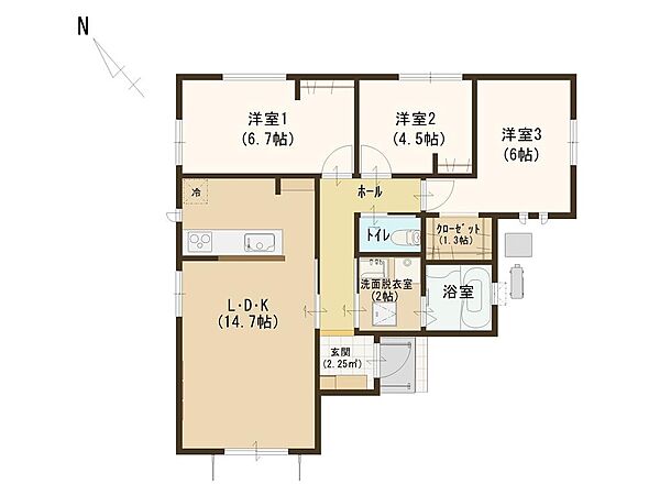 間取りを拡大表示