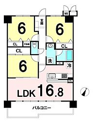 間取図画像 3LDK