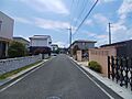 見通しの良い前...