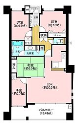 セイワパレス西大寺駅前レジデンス 4LDKの間取図画像