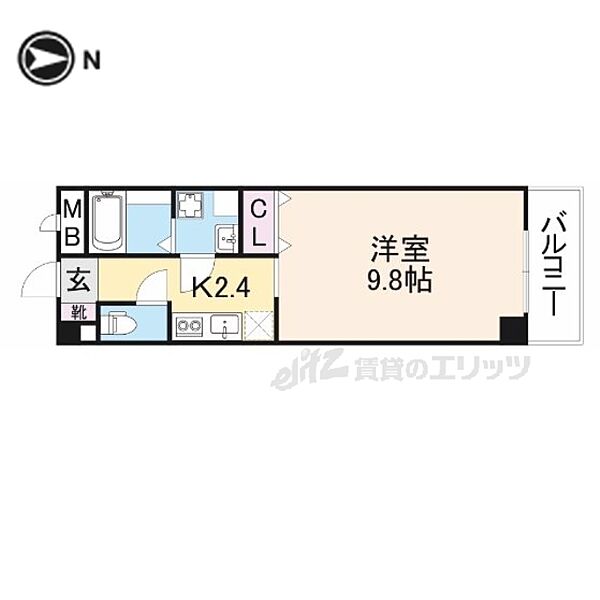 奈良県大和高田市大字有井(賃貸アパート1K・2階・31.04㎡)の写真 その2
