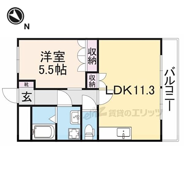 ルーエンハイム 202｜奈良県橿原市五条野町(賃貸マンション1LDK・2階・41.01㎡)の写真 その2