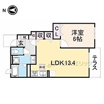 スカイ・トリプル・エー　II 103 ｜ 奈良県桜井市大字橋本（賃貸アパート1LDK・1階・45.89㎡） その2