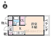 ビクトワール八木 208 ｜ 奈良県橿原市新賀町（賃貸マンション1R・2階・21.72㎡） その2