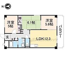 サンモール21 502 ｜ 奈良県香芝市瓦口（賃貸マンション3LDK・5階・67.20㎡） その2