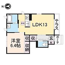 奈良県香芝市狐井（賃貸アパート1LDK・1階・47.08㎡） その2