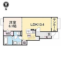 モンド　カロレII 102 ｜ 奈良県御所市大字東辻（賃貸アパート1LDK・1階・50.01㎡） その2