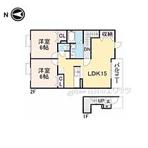 奈良県大和高田市日之出町（賃貸アパート2LDK・2階・62.28㎡） その2