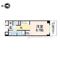 フィオーレ八木 403 ｜ 奈良県橿原市南八木町１丁目（賃貸マンション1K・4階・30.01㎡） その1