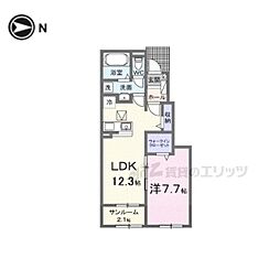 シルエーラ セットA 1LDKの間取図画像