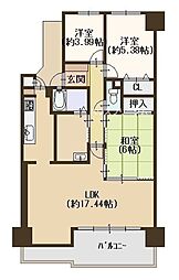 メゾンドール堺 3LDKの間取図画像
