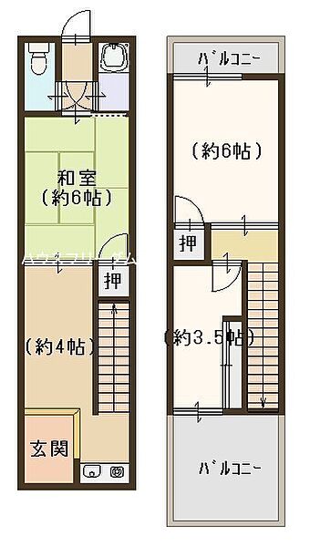 間取りを拡大表示