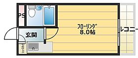 ハイツ加賀  ｜ 大阪府富田林市若松町1丁目（賃貸マンション1R・6階・18.00㎡） その2