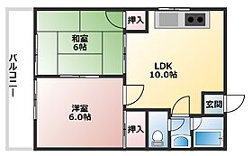 マンション和泉第三  ｜ 大阪府藤井寺市林2丁目（賃貸マンション2LDK・1階・42.93㎡） その2