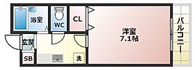 グレース栄  ｜ 大阪府羽曳野市栄町（賃貸マンション1K・3階・21.81㎡） その2