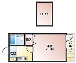 スターパレス  ｜ 大阪府松原市高見の里4丁目（賃貸マンション1K・2階・19.83㎡） その2