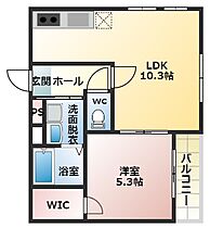 ユートロア・フジ  ｜ 大阪府柏原市平野1丁目（賃貸アパート1LDK・3階・37.20㎡） その2