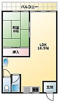 福田コーポ  ｜ 大阪府羽曳野市古市2丁目（賃貸マンション1LDK・1階・45.00㎡） その2