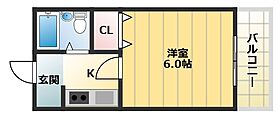 新栄プロパティー藤井寺  ｜ 大阪府藤井寺市藤井寺2丁目（賃貸アパート1R・2階・17.90㎡） その2