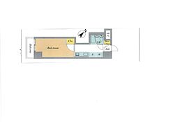 キャッスルマンション青葉台 1Kの間取図画像